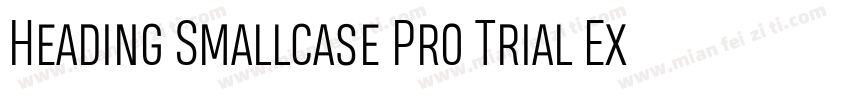 Heading Smallcase Pro Trial ExtraBo字体转换